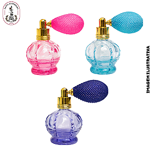 Porta Perfume Coroa 15ml c/Válvula - (Unidade)