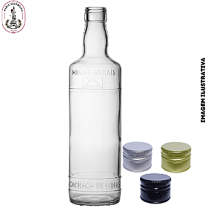 Garrafa Reciclada de Vidro Cachaça de Minas 700ml - (Unidade)