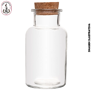 Pote com Tampa de Cortiça Ecocork 500ml Vidro - (Unidade)