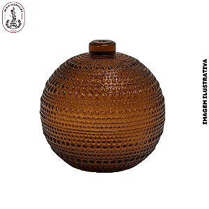 Potiche Bola Drop Âmbar 150ml - (UN)