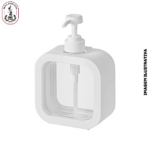 Porta Sabonete Líquido Branco - 350ml