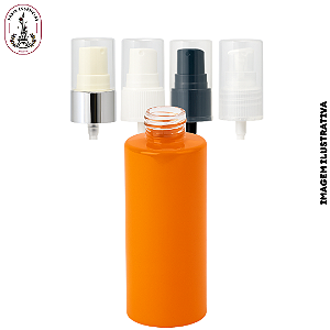 Vidro Cilíndrico 40ml Laranja c/Válvula Reparadora - (UN)