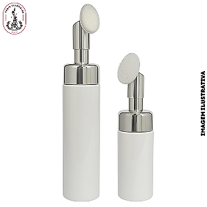 Frasco Espumador Skin Care Luxo Prata - 100ml e 200ml - (UND)