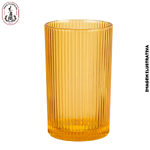 Copo Long Drink Âmbar Graffiato - 420ml