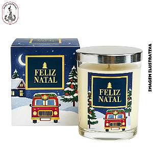 Vela Aromática Feliz Natal No Copo - (UN)