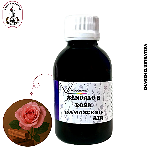 Essência Air Sândalo e Rosa Damasceno  Vollmens (100ml)