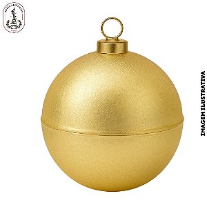 Bomboniere Luxo Brilho Ouro - 10,7cm (un)