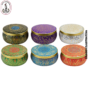 Lata de Metal Mandala - 250ml (UND)