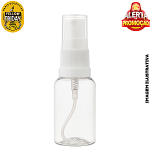 Kit 50 Frascos 30ML Spray Branco c/Saia | Promoção Yellow Friday