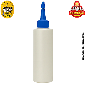 Kit 100 Frascos 100ML Perolado c/Tampa Bico Aplicador | Promoção Yellow Friday