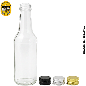 Kit 25 Garrafas Long Neck c/Rosca - 300ml