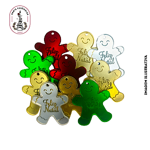 Tag Acrílico Biscoito 4x4 (10un)