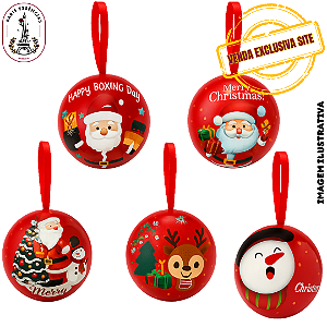 Latinha Bola Pingente Cores - (UN)