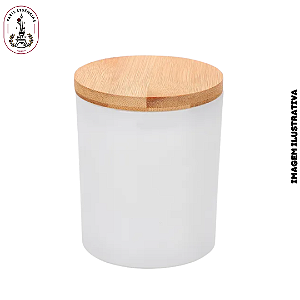 Pote p/Vela 210ml Branco Fosco - (UN)