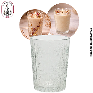 Copo de Vidro c/Detalhes - 220ml (UN)