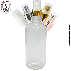 Frasco Pet Cilíndrico 250ml c/Spray - (UN)