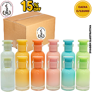 Caixa com 12 Porta-Perfumes Vuitton Color – 30ml