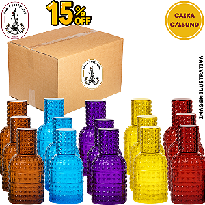 Caixa com 15 Porta-Perfumes Valentin Color – 30ml