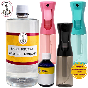 Kit Água de Lençóis Premium Ginger - 5 Pulverizador