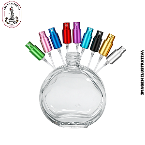 Porta Perfume Luna 30ml C/Spray Super Luxo - Cores