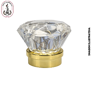 Sobretampa Diamante c/Anel Dourado - RECRAVE B-15MM