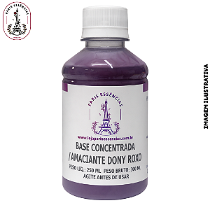 Base Concentrada p/Amaciante Dony Roxo 250ml - Rende 25 Litros