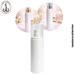 Frasco Pet 200ml Body Splash Branco Sem Spray - Rosca:24/410