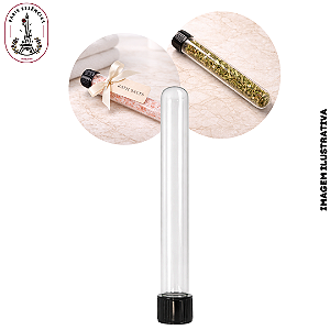 Tubo de Ensaio Liso c/Rosca e Tampa 30ml - (UN)