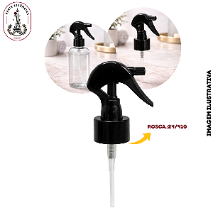 Válvula Gatilho Mini Preto R.:24/410 - (UN)