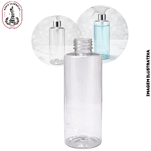 Frasco 200ml Pet Cil Reto Sem Tampa Rosca 24/410 (UN)