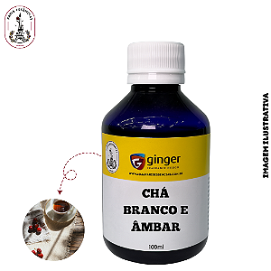 Essência Chá Branco e Âmbar Ginger - 100ml