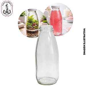 Garrafa de Vidro 300ml - Rosca 38mm (UN)