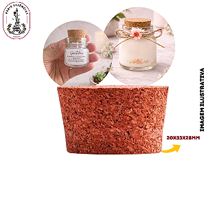 Rolha Batoque Cortiça - 20x33x28MM - (UN)