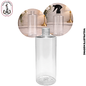 Frasco Pet Transparente 250ml Alto - Rosca 24/410