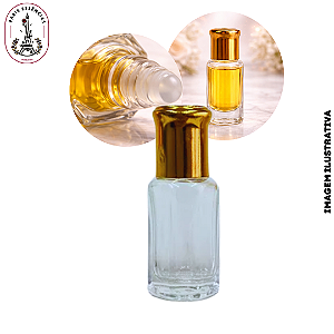 Porta Perfume de Vidro Roll-on Luxo 6ml - (un)