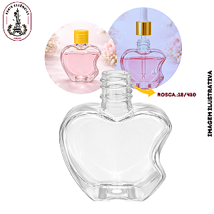 Frasco Pet Maça Mordida 50ml - Rosca 18/410 (UN)