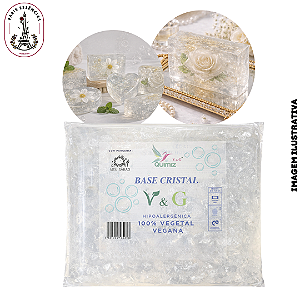 Base Cristal Glicerinada Quimiz V&G 100% Vegetal – 500g (UN)