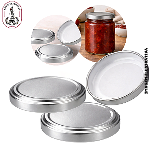 Tampa Metal Prata - BR-63MM (UN)