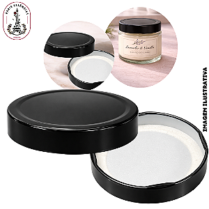 Tampa Metal Preta - BR-70MM (UN)