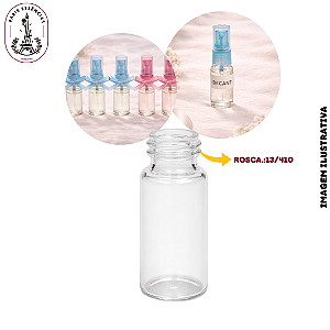 Vidro Flaconete 5ml c/Rosca R.: 13/410 - (UN)