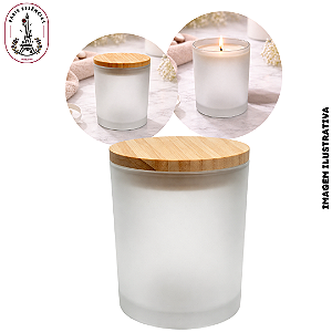 Copo de Vidro Para Vela 200ml Fosco - (UN)