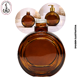 Vidro Lunaire 300ml Âmbar - Rosca 28/410 (UN)