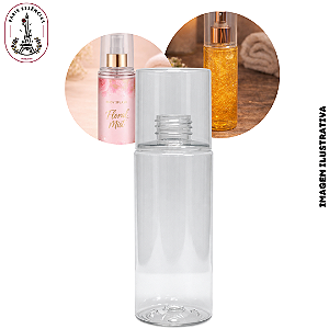 Frasco Pet 250ml Body Splash Baixo Cristal Sem Spray - Rosca:24/410