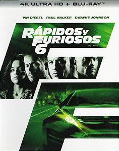 Velozes e Furiosos 6 (4K UHD + Blu-ray, 2013) Dublado Legendado #raro