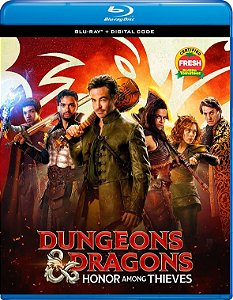 Dungeons & Dragons: Honra Entre Rebeldes (Blu-ray, 2023) Dublado Legendado