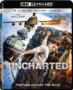 Uncharted - Fora do Mapa (4K UHD + Blu-ray, 2022) Dublado Legendado