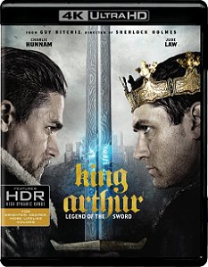 Rei Arthur: A Lenda da Espada (4K UHD + Blu-ray, 2017) Dublado Legendado