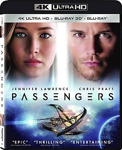 Passageiros (4K UHD + Blu-ray 3D + Blu-ray, 2016) Dublado Legendado