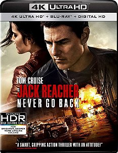 Jack Reacher: Sem Retorno (4K UHD + Blu-ray, 2016) Dublado Legendado