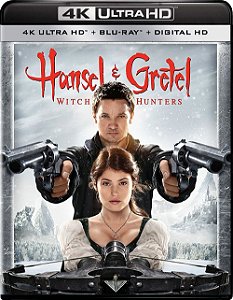 João e Maria: Caçadores de Bruxas (4K UHD + Blu-ray, 2013) Dublado Legendado